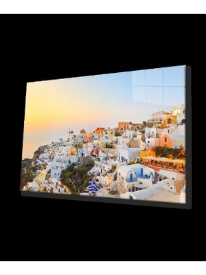 Şehir Manzaralı Cam Tablo Old City View