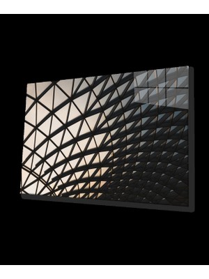 Geometrik Mimari Cam Tablo