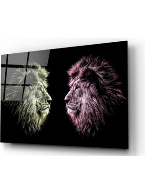 Aslan Cam Tablo