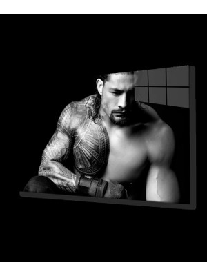 Siyah Beyaz Insan Fotoğrafları Cam Tablo