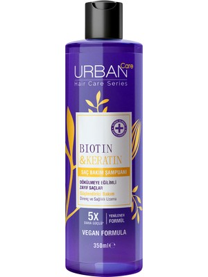 Urban Care Biotin Keratin Saç Dökülmelerine Karşı Saç Bakım Şampuanı 350 ml