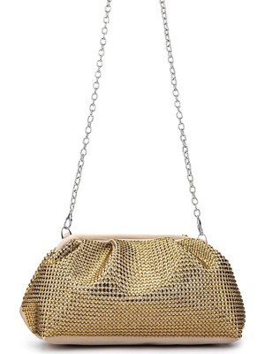 Tamer Tanca Kadın Vegan Sarı Abiye Çanta 1083 017 Bn Cnt Y25 Altın