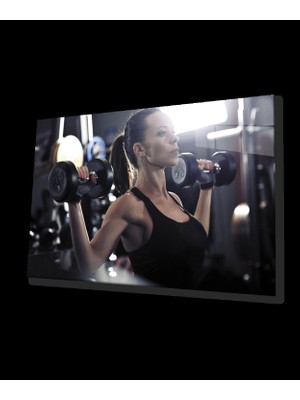 Miraaxx Spor Fıtnes Cam Tablo   Sports Fitness