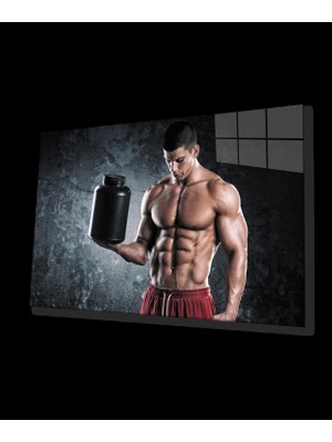 Spor Fıtnes Cam Tablo   Sports Fitness