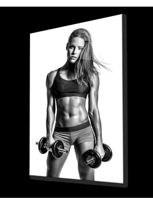 Spor Fıtnes Cam Tablo   Sports Fitness