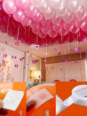 Balon Yapıştırma Bandı Çift Taraflı Balon Bandı 50'li