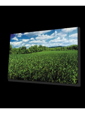 Mavi Yeşil Manzara Cam Tablo