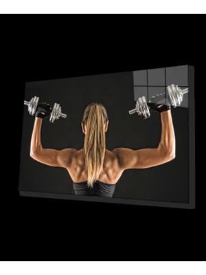 Spor Fıtnes Cam Tablo   Sports Fitness