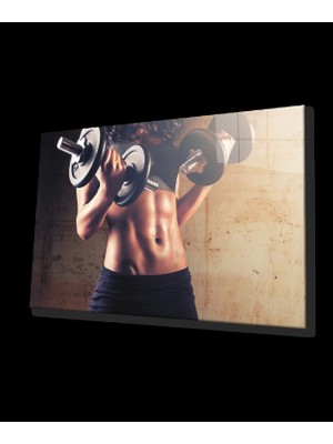Spor Fıtnes Cam Tablo   Sports Fitness