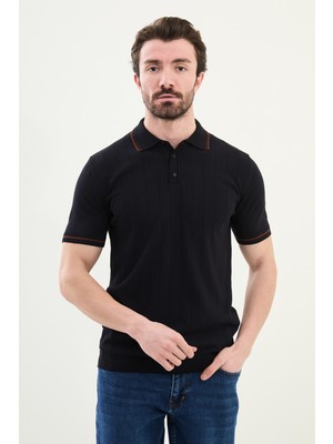 Triko Polo Düğmeli Yaka
