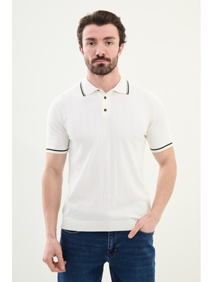 Triko Polo Düğmeli Yaka