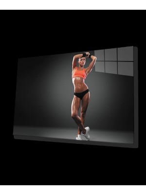 Spor Fıtnes Cam Tablo   Sports Fitness