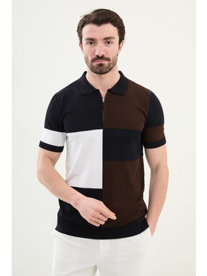 MCR Triko Polo Fermuarlı Yaka