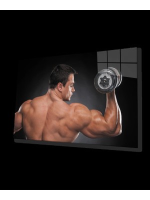 Spor Fıtnes Cam Tablo   Sports Fitness