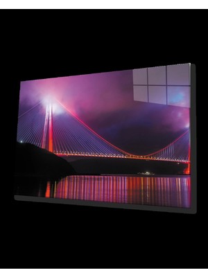 Miraaxx Istanbul Boğaz Köprüsü  Cam Tablo