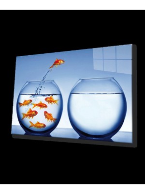 Balık Cam Tablo Fish