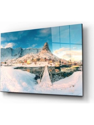 Miraaxx Doğa Manzara Cam Tablo 4mm Dayanıklı Temperli Cam