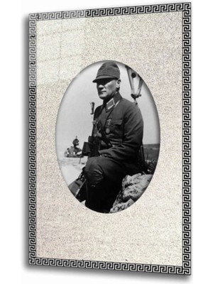 Miraaxx Atatürk Cam Tablo 4 mm Dayanıklı Temperli Cam