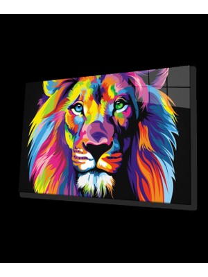 Aslan Cam Tablo