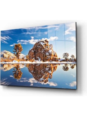 Miraaxx Doğa Manzara Cam Tablo 4mm Dayanıklı Temperli Cam