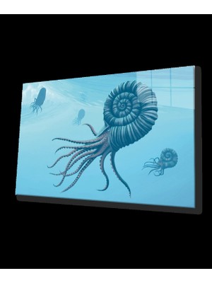 Sualtı Cam Tablo Marine Life