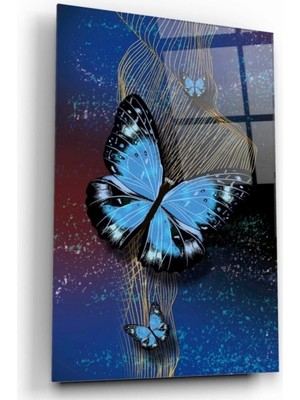 Miraaxx Kelebek Cam Tablo