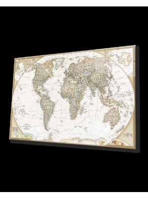 Dünya Haritası 4mm Tablo