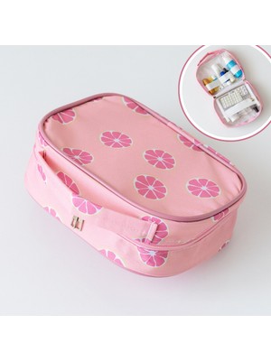 Mama Yoyo Seyahat İlaç Çantası Suya Dayanıklı Polyester 3 Gözlü Çok Renkli 22x16x10 cm