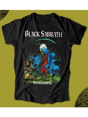 Butişört 'black Sabbath – Forbidden‘  Baskılı 'regular-Fit' Unisex Tişört