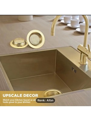 Peramics Eviye İçi Süzgeç Gold