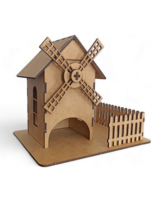 Dears Ahşap Maket Yel Değirmeni 161 X 207 X 171mm