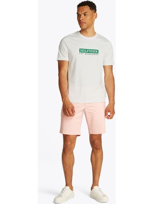 Tommy Hilfiger Beyaz Erkek T-Shirt MW0MW39149YBR