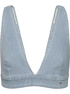 Tommy Jeans Yuvarlak Yaka Indigo Kadın Büstiyer DW0DW203621A5