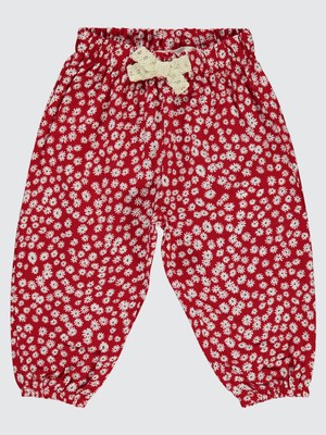 Civil Baby Kız Bebek Pantolon 6-18 Ay Kırmızı