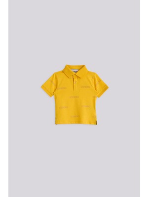 Bg Store Erkek Bebek Sarı Şort Tshirt Takım