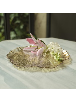 Karaca Home Jolie Dekoratif Tabak Gold 31  cm