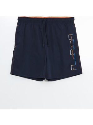 LC Waikiki Kısa Boy Baskılı Erkek Deniz Şortu