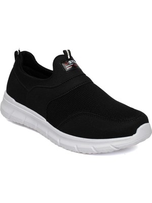 Xstep 075-25 Anorak Slip On Erkek Senaker Siyah Beyaz