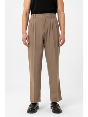 Antioch Vizon Çift Pileli Baggy Fit Erkek Pantolon
