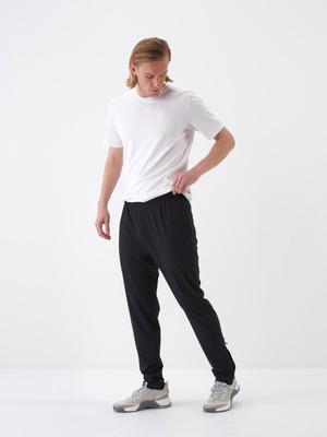 Xint Erkek Siyah Doğal Dökümlü Regular Fit Pantolon