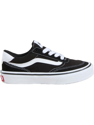 Vans Brooklyn Ls Çocuk Siyah Spor Ayakkabı Nefes Alabilir Yapı ile Günlük Kullanıma Uygun