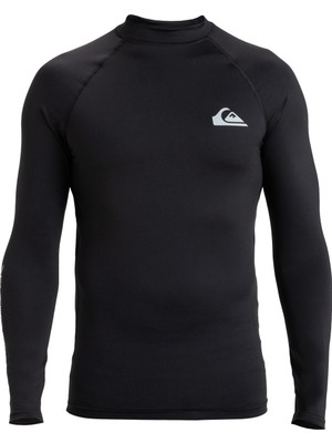 Quiksilver Everyday Upf50 Ls Erkek Siyah Likra