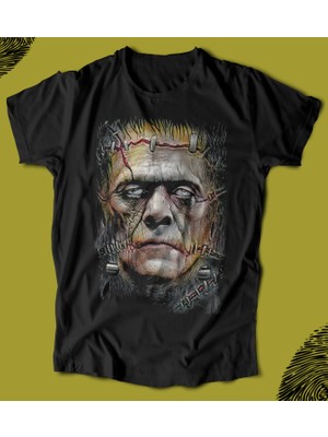 Butişört 'frankenstein – Mary Shelley - Comics‘  Baskılı 'regular-Fit' Unisex Tişört