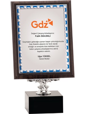 ODAK KUPA - Ahşap Plaketler - PL-050-M A - 18x24 cm