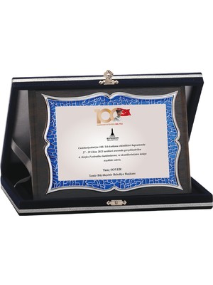 ODAK KUPA - Ahşap Plaketler - PL-035-M B - 15x20 cm
