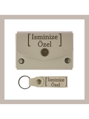 Miaju Sütlü Kahve, Kişiselleştirilebilir Cüzdan ve Anahtarlık Seti, Mükemmel Hediye Takımı, Sürpriz Anılar