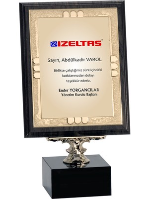 ODAK KUPA - Ahşap Plaketler - PL-026-M A - 18x24 cm