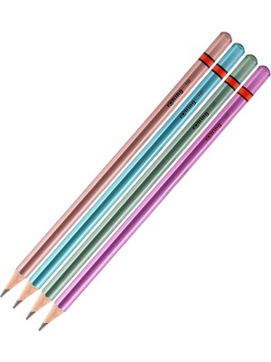 Rotring Metalik Kurşun Kalem 4 Lü Paket 1 Adet
