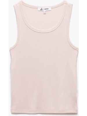 Koton Dar Kesim Bisiklet Yaka Kaşkorse Basic Kolsuz Atlet