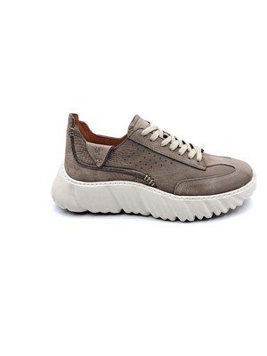 Marcomen M21337  Nubuk Deri Boost Foam Yüksek Taban Vizon Beji Erkek Günlük Sneaker Ayakkabı